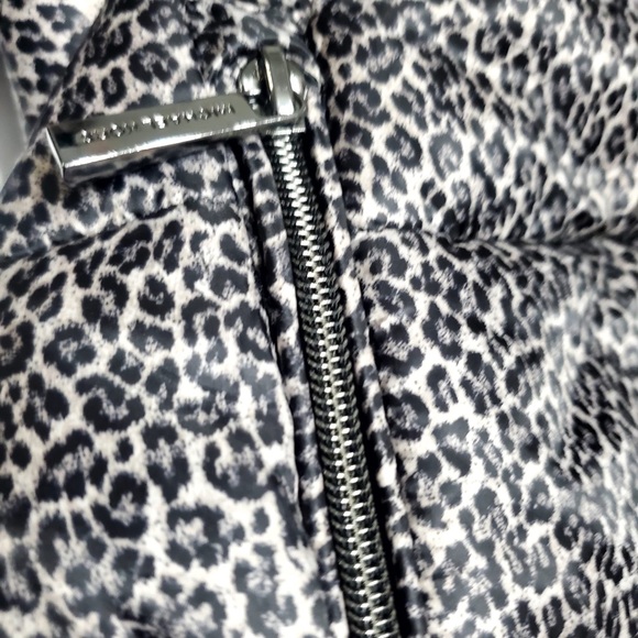 MK Michael Kors Womens Packable Down Jacket Leopard Puffer Sz M - Picture 10 of 15